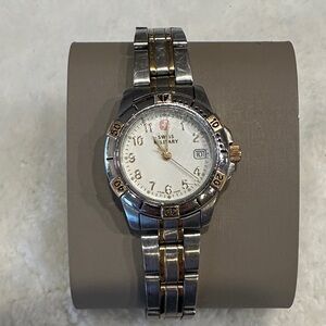 Swiss military two toned watch for women